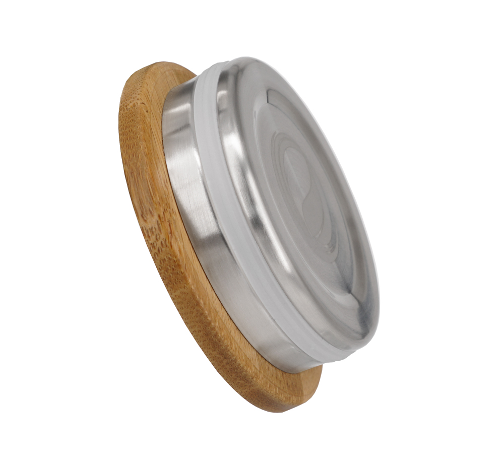 ChillMate Bamboo and Stainless Steel Lid for 350S Cup ChillMate 350S Cup with Bamboo Lid