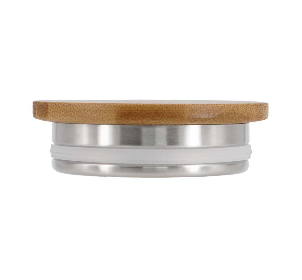 ChillMate Bamboo and Stainless Steel Lid for 350S Cup ChillMate 350S Cup with Bamboo Lid